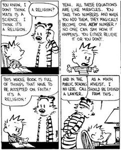 Maths is a religion not science!