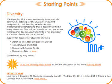 Starting Point Diversity