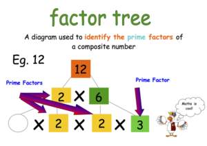 Factor tree